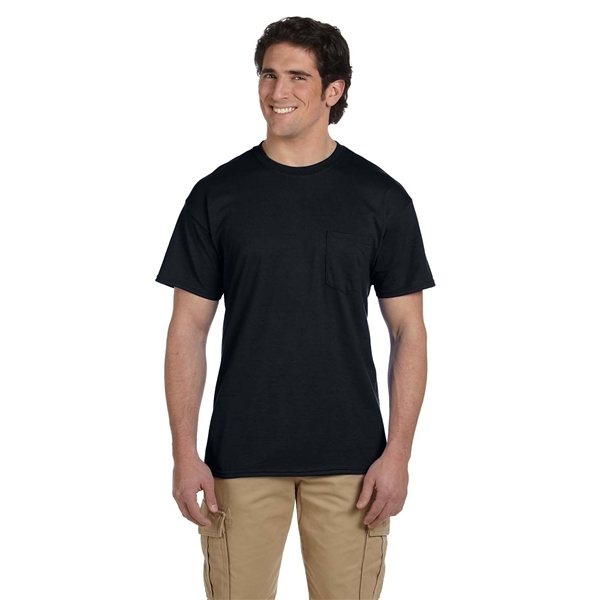 Promotional Gildan(R) DryBlend(R) 5.5 oz, 50/50 Pocket T - Shirt - Colors