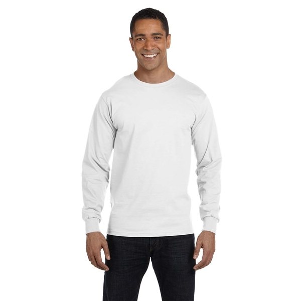 Promotional Gildan(R) Adult DryBlend(R) 5.5 oz, 50/50 Long - Sleeve T - Shirt - Neutrals