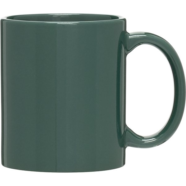 11 oz C - Handle Mug - Green