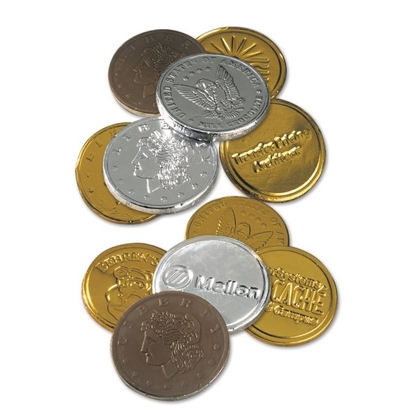 Promotional Stock Chocolate Coins