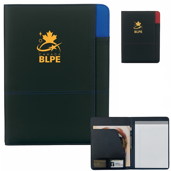 Promotional Polyester Contrast Padfolio