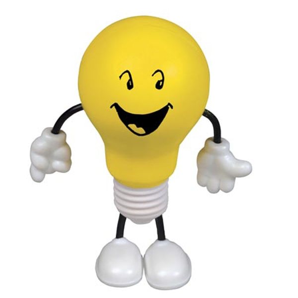 Promotional Lightbulb Figure - Stress Relievers