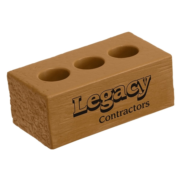 Promotional Brick With Holes - Stress Relievers