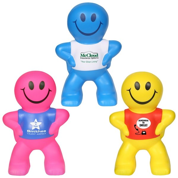 Promotional Captain Smiley - Stress Relievers