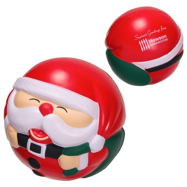 Promotional Santa Claus Ball - Stress Relievers