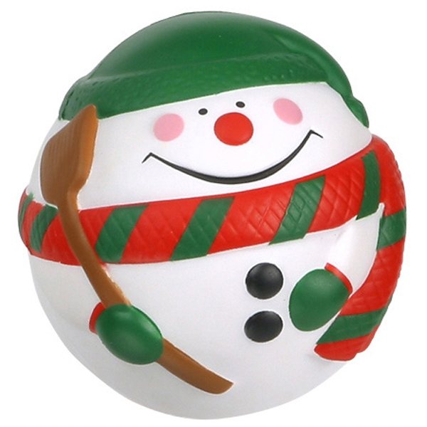 Promotional Snowman Ball - Stress Relievers