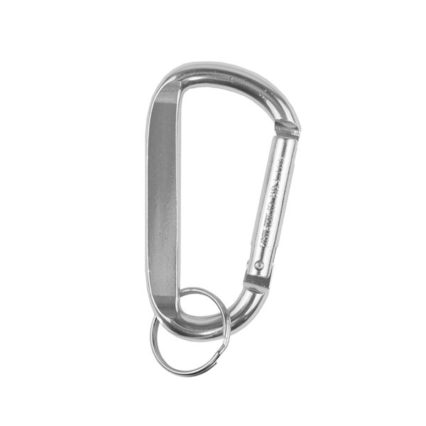 Promotional Large Size Carabiner Keyholder with Split Ring Attachment