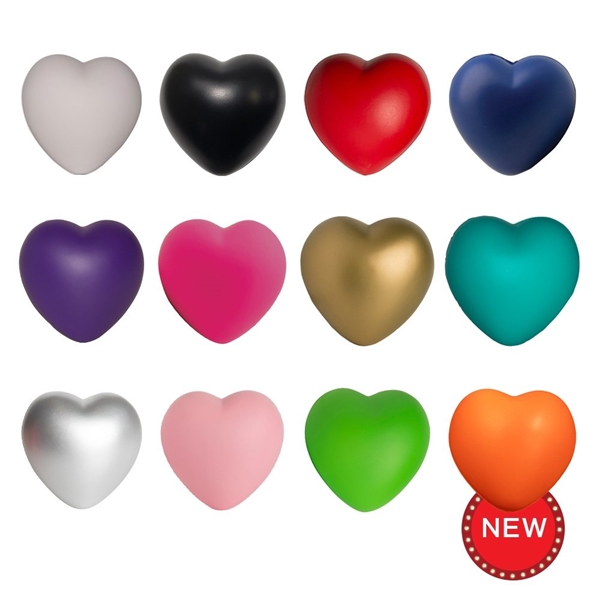 30 Pieces Heart Shape Stress Balls Valentines Day Heart Smile Face Stress Balls 1.6 Inch Mini Foam Balls for Valentines Day Bag Filler Fun Party Favors