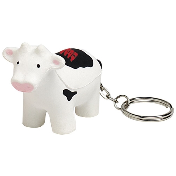 Cow Squeezie Keyring - Stress reliever