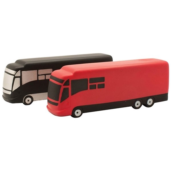 Promotional Motor Coach Bus Squeezies - Stress reliever