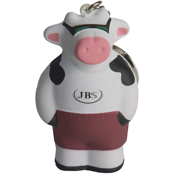 Cool Beach Cow Squeezie Keyring - Stress reliever