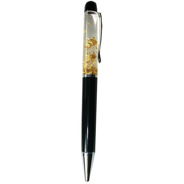 Promotional Floating Gold Dust Twist Ballpoint Pen