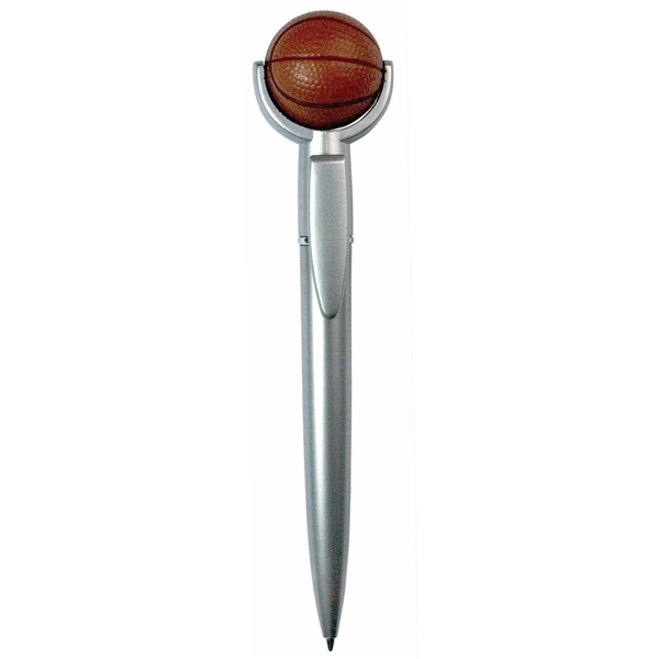 Promotional Basketball Squeezie Top Pen