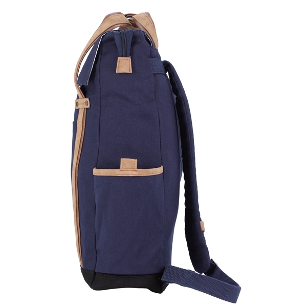 aerial view a navy kapston(r) san marco backpack, image 5 of 8
