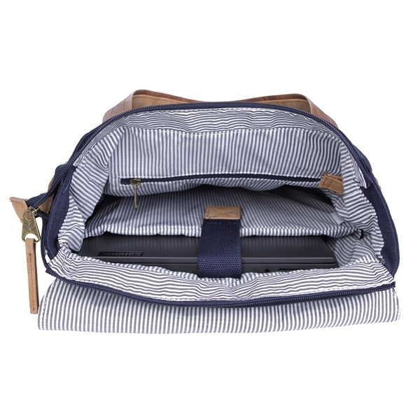 aerial view a navy kapston(r) san marco backpack, image 7 of 8