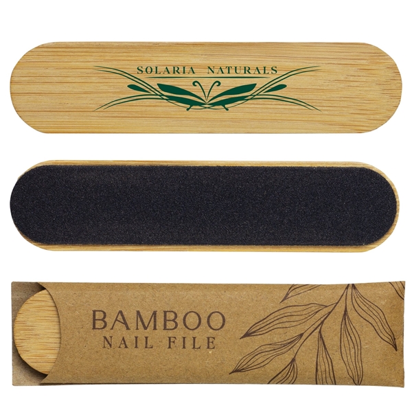 Promotional Bamboo Nail File
