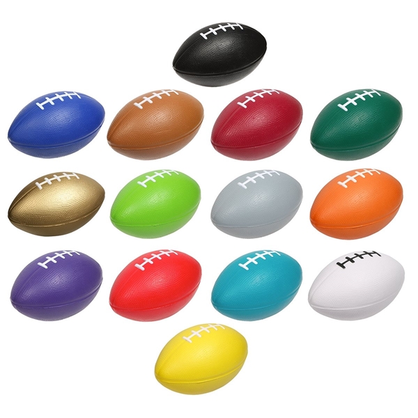 aerial view a group of large football stress reliever, image 3 of 3