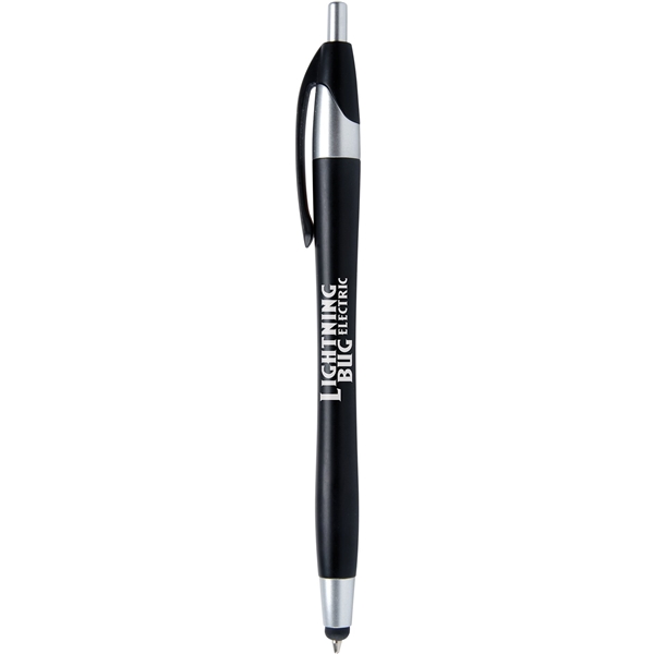 aerial view a black with blue ink javelina javelin stylus pen - metallic, image 2 of 3