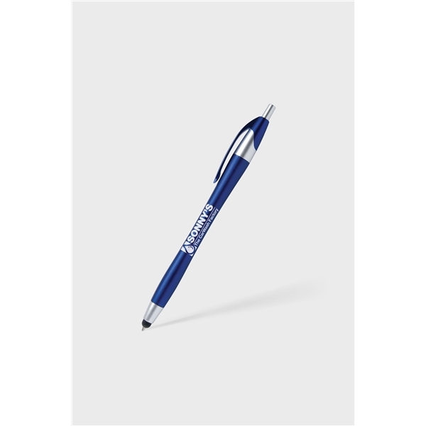 aerial view a blue with black ink javelina javelin stylus pen - metallic, image 3 of 3