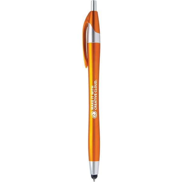 aerial view a burnt orange with black ink javelina javelin stylus pen - metallic, image 2 of 5