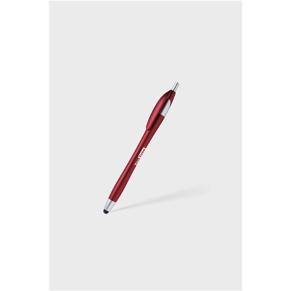 aerial view a red with black ink javelina javelin stylus pen - metallic, image 3 of 4