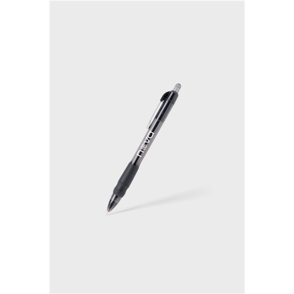 aerial view a black with blue ink maxglide click(r) corporate arrow pen, image 2 of 2