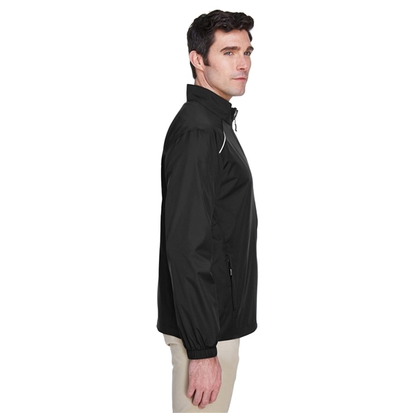 aerial view a black core365 - mens techno lite motivate unlined lightweight jacket, image 2 of 7