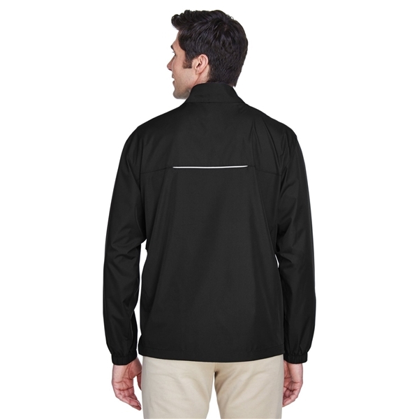 aerial view a black core365 - mens techno lite motivate unlined lightweight jacket, image 3 of 7