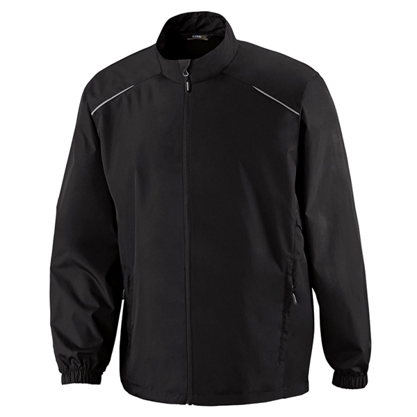 aerial view a black core365 - mens techno lite motivate unlined lightweight jacket, image 7 of 7