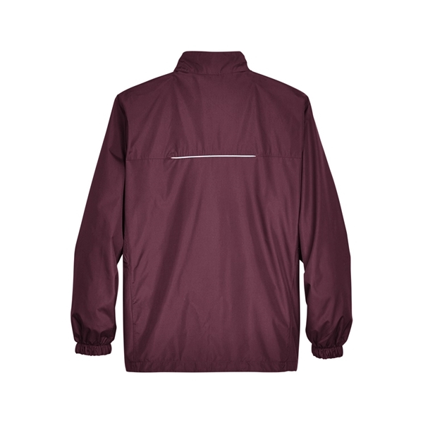 aerial view a burgundy core365 - mens techno lite motivate unlined lightweight jacket, image 6 of 7