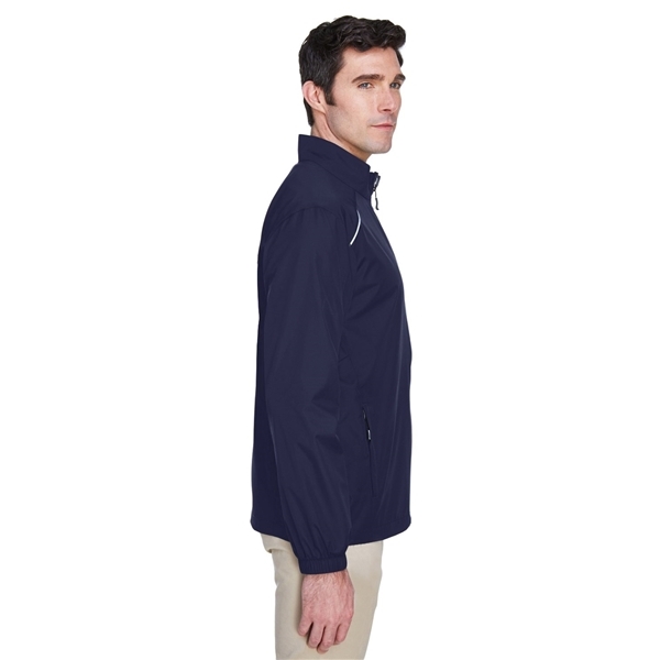 aerial view a classic navy core365 - mens techno lite motivate unlined lightweight jacket, image 2 of 7