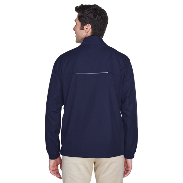 aerial view a classic navy core365 - mens techno lite motivate unlined lightweight jacket, image 3 of 7
