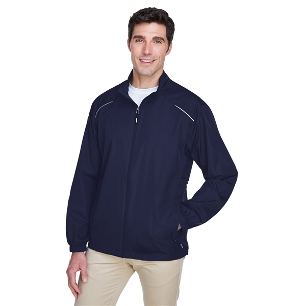 aerial view a classic navy core365 - mens techno lite motivate unlined lightweight jacket, image 4 of 7