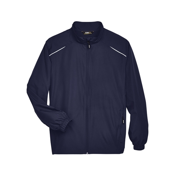 aerial view a classic navy core365 - mens techno lite motivate unlined lightweight jacket, image 5 of 7