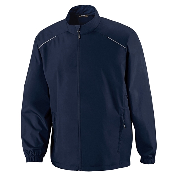 aerial view a classic navy core365 - mens techno lite motivate unlined lightweight jacket, image 7 of 7