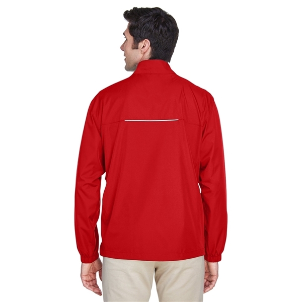 aerial view a classic red core365 - mens techno lite motivate unlined lightweight jacket, image 3 of 7