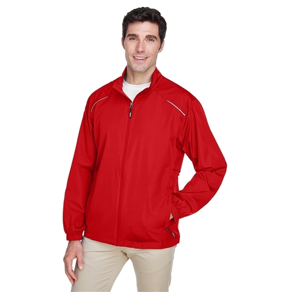aerial view a classic red core365 - mens techno lite motivate unlined lightweight jacket, image 4 of 7