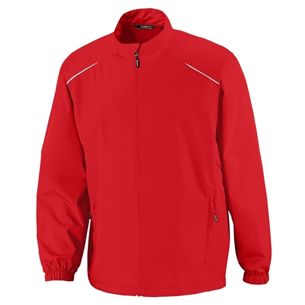 aerial view a classic red core365 - mens techno lite motivate unlined lightweight jacket, image 7 of 7