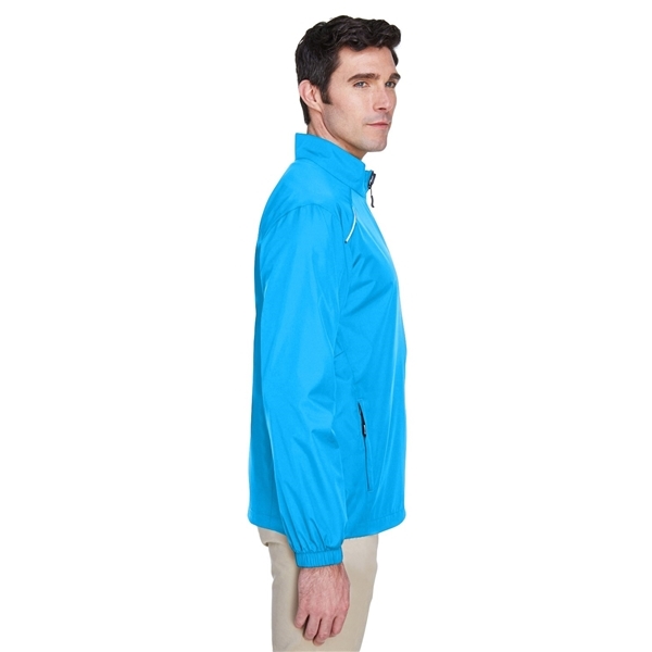 aerial view a electric blue core365 - mens techno lite motivate unlined lightweight jacket, image 2 of 7