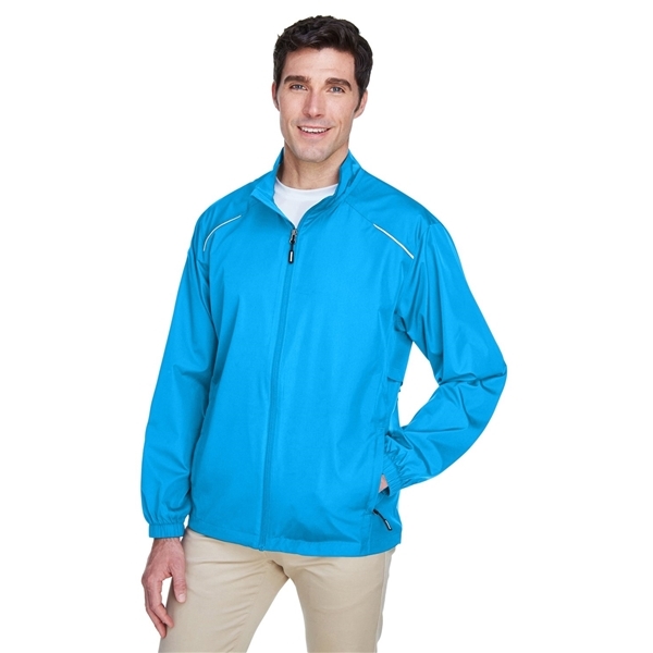 aerial view a electric blue core365 - mens techno lite motivate unlined lightweight jacket, image 4 of 7