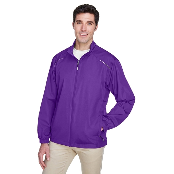 aerial view a campus purple core365 - mens techno lite motivate unlined lightweight jacket, image 4 of 7