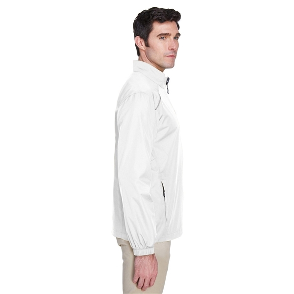 aerial view a white core365 - mens techno lite motivate unlined lightweight jacket, image 2 of 7