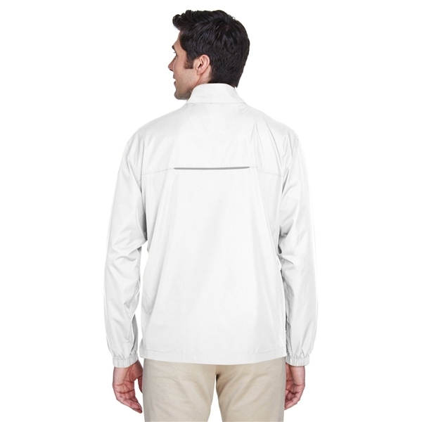 aerial view a white core365 - mens techno lite motivate unlined lightweight jacket, image 3 of 7