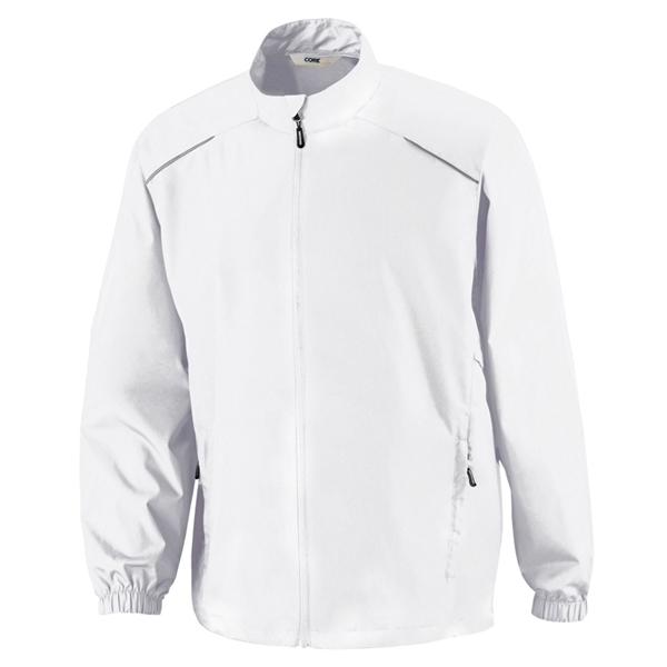 aerial view a white core365 - mens techno lite motivate unlined lightweight jacket, image 7 of 7