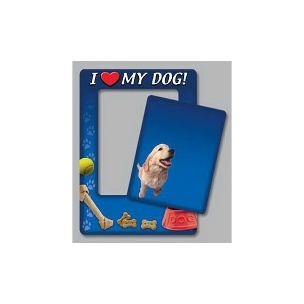 Promotional I Love My Dog - Picture Frame Magnets