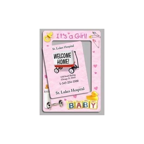 Promotional Its A Girl -2 - Picture Frame Magnets