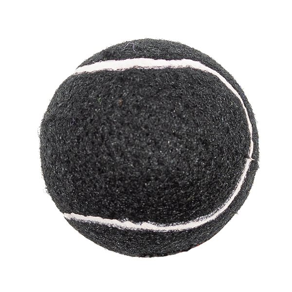 aerial view a black custom tennis balls - personalized imprinted logo, image 2 of 2