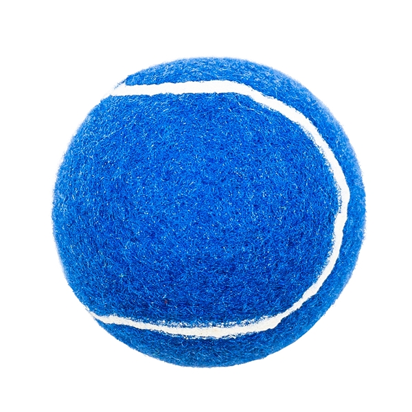 aerial view a blue custom tennis balls - personalized imprinted logo, image 2 of 2