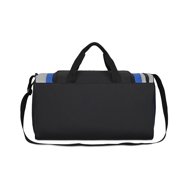 aerial view a royal blue polyester multifunction flex sport bag royal / black, image 5 of 5