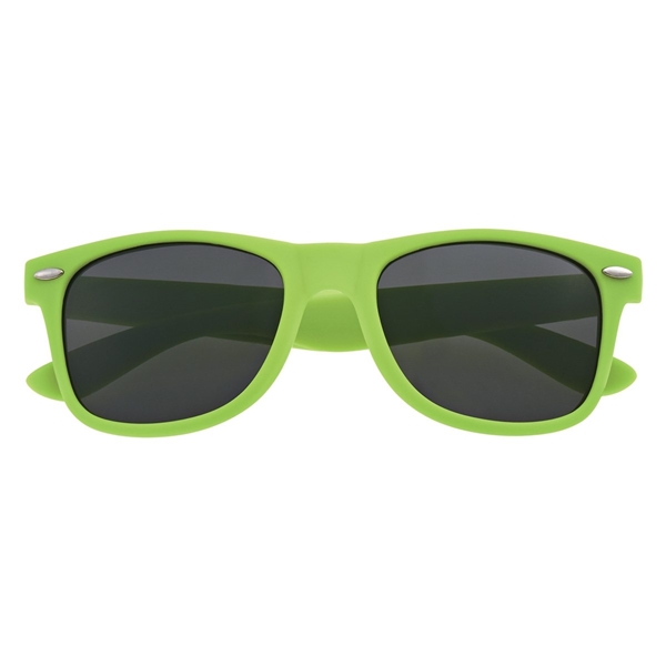 aerial view a lime green velvet touch malibu risky business sunglasses - opaque, image 4 of 4